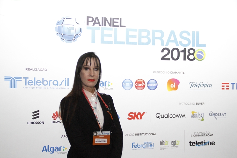 Painel Telebrasil 2018 conta com a presença de Vivien de Mello Suruagy, presidente da FENINFRA